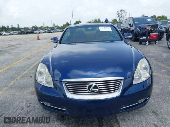 2006 Lexus SC 430 with VIN JTHFN48Y569001385, listed as a IAAI auction lot 42622825 with 61,002 mi miles and . Bid and sale history available at DreamBid. Image 12.