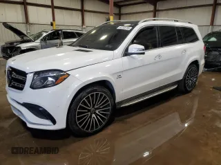 2017 Mercedes-Benz GLS with VIN 4JGDF7FE0HA978513, listed as a Copart auction lot 43703755 with 94,292 mi miles and Salvage Title. Bid and sale history available at carsss.com. Image 1.