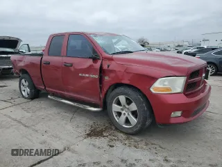 2012 Ram 1500 Express with VIN 1C6RD6FT3CS224217, listed as a Copart auction lot 44446595 with 143,565 mi miles and Salvage title. Bid and sale history available at DreamBid. Image 4.
