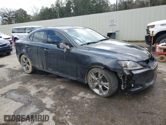 2010 Lexus IS 350 with VIN JTHBE5C24A5024437, listed as a Copart auction lot 43251535 with 154,276 mi miles and Clean Title. Bid and sale history available at DreamBid. Image 4.