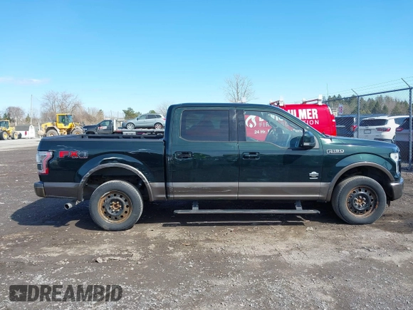 2015 Ford F-150 XLT with VIN 1FTEW1EGXFFC82332, listed as a IAAI auction lot 41922481 with 127,656 mi miles. Bid and sale history available at carsss.com. Image 13.
