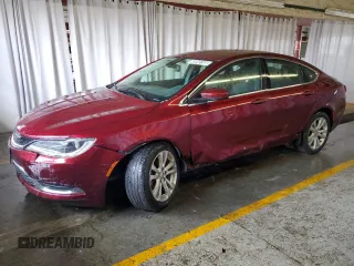 2015 Chrysler 200 Limited with VIN 1C3CCCAB7FN617532, listed as a Copart auction lot 49845165 with 114,584 mi miles and Clean title. Bid and sale history available at DreamBid. Image 1.