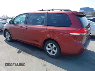 2012 Toyota Sienna LE AAS with VIN 5TDKK3DC6CS234136, listed as a IAAI auction lot 42064491 with 103,925 mi miles. Bid and sale history available at carsss.com. Image 3.