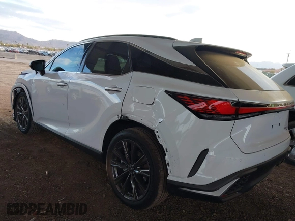 2025 Lexus RX 350 with VIN 2T2BAMCA7SC093752, listed as a IAAI auction lot 41558105 with 470 mi miles and . Bid and sale history available at DreamBid. Image 3.