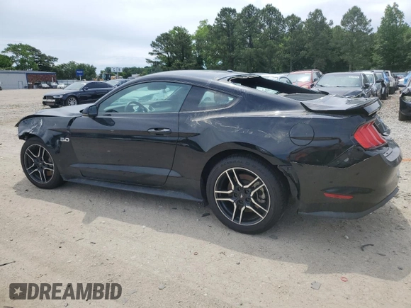 2018 Ford Mustang GT with VIN 1FA6P8CF4J5170263, listed as a Copart auction lot 51222345 with 88,733 mi miles and Salvage Title. Bid and sale history available at DreamBid. Image 2.