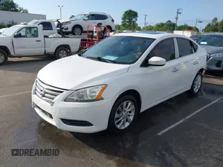 2015 Nissan Sentra SR with VIN 3N1AB7AP8FY257900, listed as a IAAI auction lot 42130428 with 153,060 mi miles and . Bid and sale history available at DreamBid. Image 18.