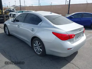 2017 Infiniti Q50 2.0t with VIN JN1CV7AP7HM641320, listed as a IAAI auction lot 41116062 with 164,024 mi miles. Bid and sale history available at carsss.com. Image 3.