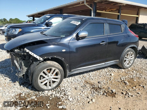 2013 Nissan Juke SL with VIN JN8AF5MV3DT207092, listed as a Copart auction lot 52802505 with 218,118 mi miles and Salvage Title. Bid and sale history available at DreamBid. Image 1.