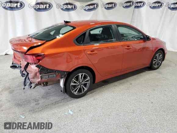 2023 Kia Forte LXS with VIN 3KPF24AD0PE552502, listed as a Copart auction lot 54591415 with 61,400 mi miles and Clean Title. Bid and sale history available at carsss.com. Image 3.