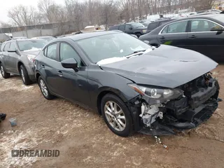 2015 Mazda 3 i Grand Touring with VIN 3MZBM1W72FM165672, listed as a IAAI auction lot 41177910 with 125,713 mi miles and . Bid and sale history available at DreamBid. Image 1.