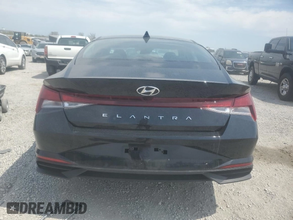 2023 Hyundai Elantra SEL with VIN KMHLS4AG6PU406406, listed as a Copart auction lot 50453865 with 37,130 mi miles and Salvage Title. Bid and sale history available at DreamBid. Image 6.