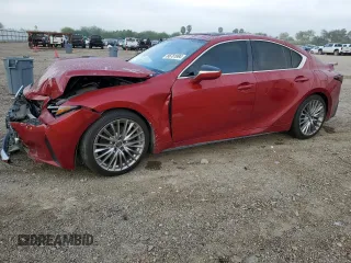 2022 Lexus IS with VIN JTHDA1D2XN5118601, listed as a Copart auction lot 86781894 with 59,375 mi miles and Salvage Title. Bid and sale history available at carsss.com. Image 1.