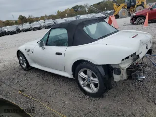 2001 BMW Z3 2.5i with VIN WBACN33411LM00256, listed as a Copart auction lot 78167644 with 87,027 mi miles and Salvage Title. Bid and sale history available at carsss.com. Image 2.