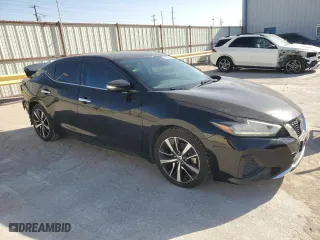 2021 Nissan Maxima SV with VIN 1N4AA6CV9MC508280, listed as a Copart auction lot 49689575 with 79,780 mi miles and Salvage Title. Bid and sale history available at carsss.com. Image 4.