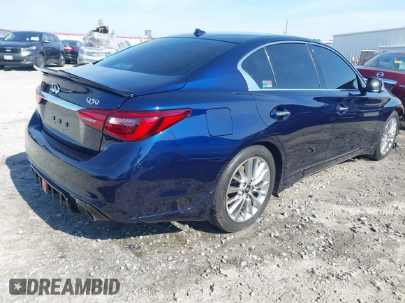 2021 Infiniti Q50 Luxe z VIN JN1EV7BP4MM706934, wystawiony jako IAAI lot #42079747 z przebiegiem 102 821 mil mil oraz . Historia ofert i sprzedaży dostępna na DreamBid. Obrazek 4.