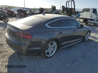 2019 Audi A5 Sportback Prestige with VIN WAUFNCF56KA016312, listed as a Copart auction lot 55481203 with 23,141 mi miles. Bid and sale history available at carsss.com. Image 3.
