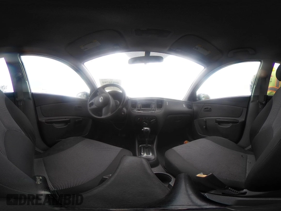 2010 Kia Rio LX with VIN KNADH4A37A6645279, listed as a IAAI auction lot 40856780 with 165,385 mi miles. Bid and sale history available at carsss.com. Image 18.