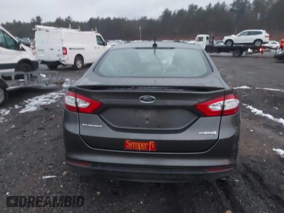 2015 Ford Fusion S Hybrid with VIN 3FA6P0UU2FR102241, listed as a IAAI auction lot 41003479 with 88,020 mi miles. Bid and sale history available at carsss.com. Image 15.