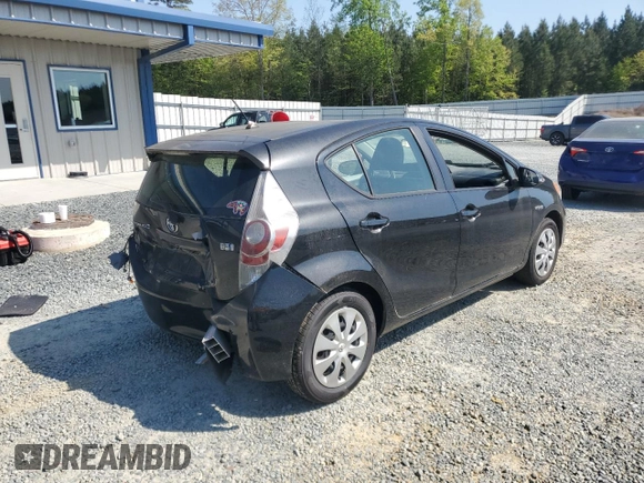 2014 Toyota Prius One with VIN JTDKDTB36E1573654, listed as a Copart auction lot 52643135 with 78,718 mi miles and Salvage Title. Bid and sale history available at DreamBid. Image 3.