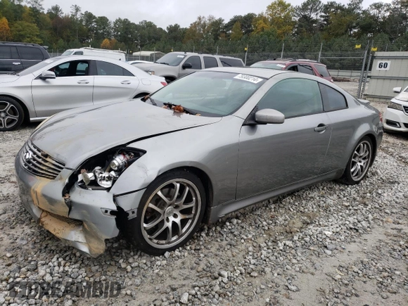 2006 Infiniti G35 Coupe with VIN JNKCV54E26M720966, listed as a Copart auction lot 79300214 with 187,068 mi miles and Salvage Title. Bid and sale history available at carsss.com. Image 1.