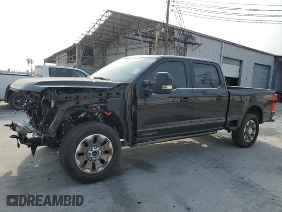2024 Ford Super Duty F-250 SRW XL with VIN 1FT8W2BTXRED69906, listed as a Copart auction lot 47648225 with 7,381 mi miles and Salvage Title. Bid and sale history available at carsss.com. Image 1.