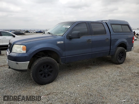 2005 Ford F-150 XLT z VIN 1FTPW14555KE94182, wystawiony jako Copart lot #55995655 z przebiegiem 222 531 mil mil oraz Czysty tytuł • Clean title. Historia ofert i sprzedaży dostępna na DreamBid. Obrazek 1.