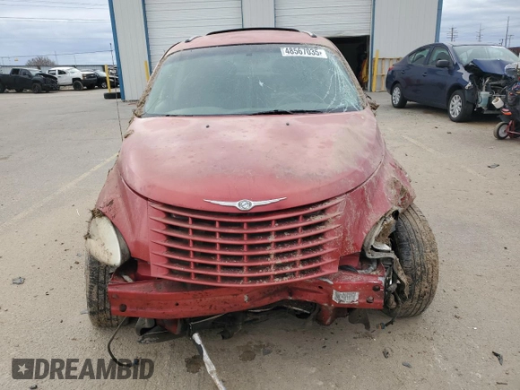 2001 Chrysler PT Cruiser with VIN 3C4FY4BB91T290624, listed as a Copart auction lot 48567035 with 0 mi miles and Salvage Title. Bid and sale history available at carsss.com. Image 5.