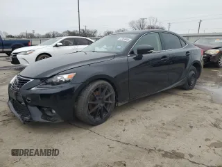 2015 Lexus IS 250 with VIN JTHBF1D25F5051870, listed as a Copart auction lot 47656695 with 168,168 mi miles and Salvage Title. Bid and sale history available at carsss.com. Image 1.