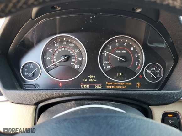 2016 BMW 4 Series 428i with VIN WBA4A9C59GG505494, listed as a Copart auction lot 44394775 with 123,312 mi miles and Salvage Title. Bid and sale history available at carsss.com. Image 9.