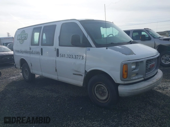2001 GMC Savana z VIN 1GTFG25M511903592, wystawiony jako IAAI lot #41366465 z przebiegiem Nie podano mil oraz . Historia ofert i sprzedaży dostępna na DreamBid. Obrazek 1.