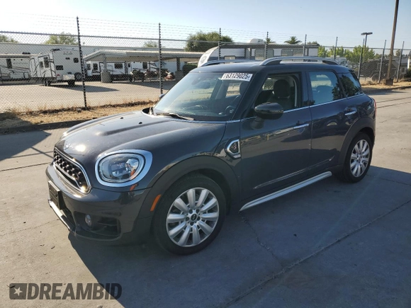 2020 MINI Countryman Cooper S z VIN WMZYW7C06L3L87825, wystawiony jako Copart lot #63129025 z przebiegiem 35 044 mil mil oraz Szkoda całkowita • Salvage title. Historia ofert i sprzedaży dostępna na DreamBid. Obrazek 1.