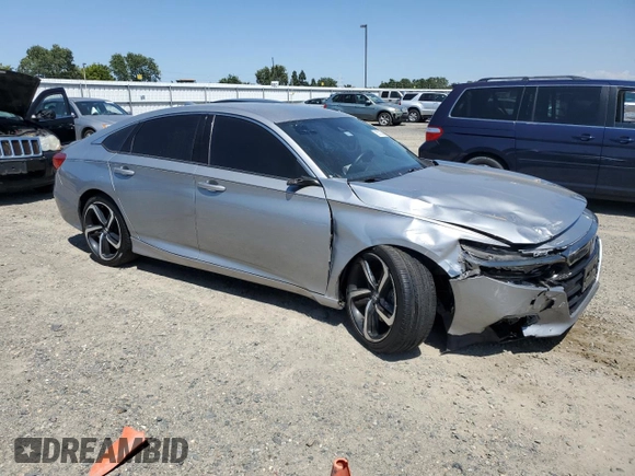 2019 Honda Accord Sedan Sport 1.5T with VIN 1HGCV1F38KA030061, listed as a Copart auction lot 55700005 with Not Provided miles and Salvage Title. Bid and sale history available at carsss.com. Image 4.