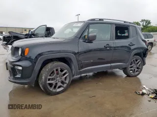 2021 Jeep Renegade 80th Anniversary z VIN ZACNJDBB9MPM65303, wystawiony jako Copart lot #60303115 z przebiegiem 56 689 mil mil oraz Szkoda całkowita • Salvage title. Historia ofert i sprzedaży dostępna na DreamBid. Obrazek 1.