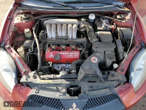 2010 Mitsubishi Eclipse GT with VIN 4A37L3ET6AE007157, listed as a Copart auction lot 81844474 with 153,391 mi miles and Salvage Title. Bid and sale history available at DreamBid. Image 12.