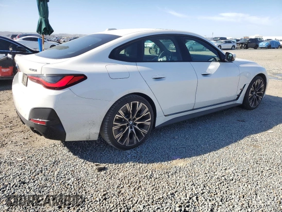 2022 BMW 4 Series 430i with VIN WBA63AV00NFM76170, listed as a Copart auction lot 49300505 with 37,469 mi miles and Salvage title. Bid and sale history available at DreamBid. Image 3.