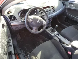 2011 Mitsubishi Lancer GTS with VIN JA32U8FW4BU043015, listed as a Copart auction lot 80831184 with 0 mi miles and Salvage Title. Bid and sale history available at carsss.com. Image 8.