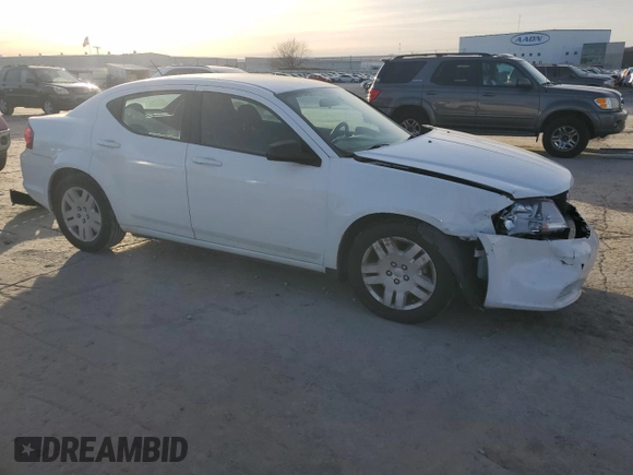 2014 Dodge Avenger SE with VIN 1C3CDZAB0EN130039, listed as a Copart auction lot 84056494 with 153,554 mi miles and Salvage Title. Bid and sale history available at carsss.com. Image 4.