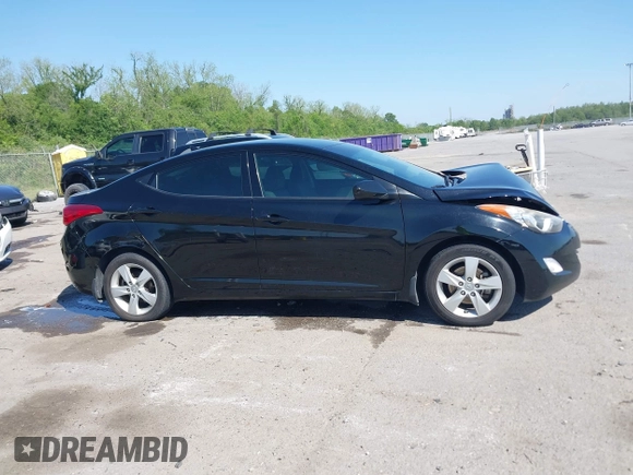 2013 Hyundai Elantra Limited with VIN KMHDH4AE9DU664514, listed as a IAAI auction lot 42031666 with 90,517 mi miles and . Bid and sale history available at DreamBid. Image 13.
