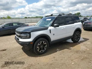 2021 Ford Bronco Sport Outer Banks with VIN 3FMCR9C63MRA95601, listed as a Copart auction lot 57592725 with 86,205 mi miles and Salvage title. Bid and sale history available at DreamBid. Image 1.