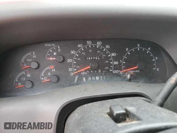 2000 Ford F-250 XL with VIN 1FTNX21L5YEC66604, listed as a Copart auction lot 51754055 with 167,798 mi miles and Salvage title. Bid and sale history available at DreamBid. Image 9.
