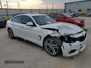 2018 BMW 4 Series 440i with VIN WBA4J5C51JBF06736, listed as a Copart auction lot 64165524 with 65,066 mi miles and Salvage Title. Bid and sale history available at DreamBid. Image 4.
