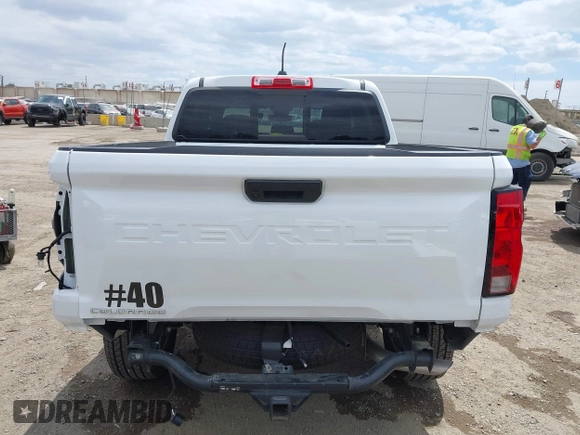 2024 Chevrolet Colorado 2WD Work Truck with VIN 1GCGSBEC9R1264543, listed as a IAAI auction lot 42034900 with 5,810 mi miles and . Bid and sale history available at DreamBid. Image 17.