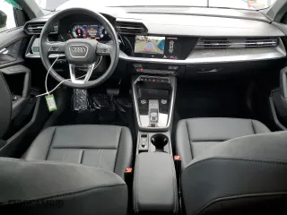 2023 Audi A3 Premium Plus with VIN WAUHUDGY2PA120832, listed as a Copart auction lot 45566805 with 15,014 mi miles and Salvage Title. Bid and sale history available at carsss.com. Image 8.