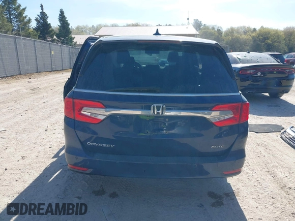 2020 Honda Odyssey Elite with VIN 5FNRL6H95LB052590, listed as a IAAI auction lot 42231280 with 65,165 mi miles and . Bid and sale history available at DreamBid. Image 17.
