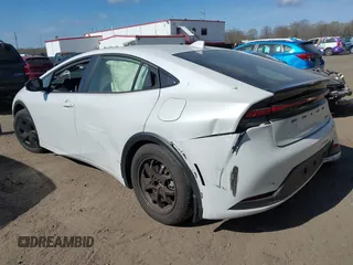 2023 Toyota Prius LE with VIN JTDACAAUXP3010983, listed as a IAAI auction lot 41912377 with 17,187 mi miles. Bid and sale history available at carsss.com. Image 3.
