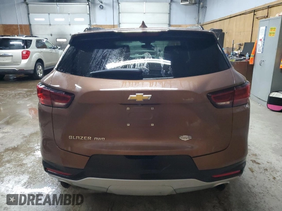 2023 Chevrolet Blazer LT с VIN 3GNKBJRSXPS105071, выставлен на аукционе Copart как лот 82116204 с пробегом 38 093 миль миль и Чистый • Clean title. История ставок и продаж доступна на DreamBid. Изображение 6.