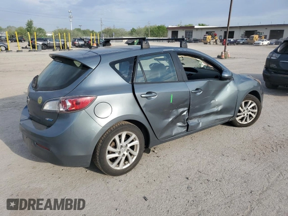 2012 Mazda 3 i Grand Touring with VIN JM1BL1M72C1656647, listed as a Copart auction lot 55590505 with 133,716 mi miles and Salvage title. Bid and sale history available at DreamBid. Image 3.