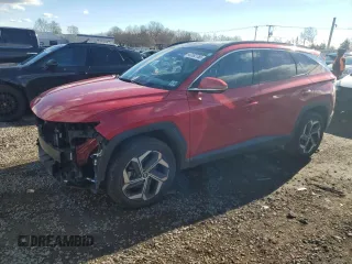 2023 Hyundai Tucson Limited with VIN 5NMJECAE4PH279948, listed as a Copart auction lot 42082755 with 36,298 mi miles and Salvage Title. Bid and sale history available at carsss.com. Image 1.