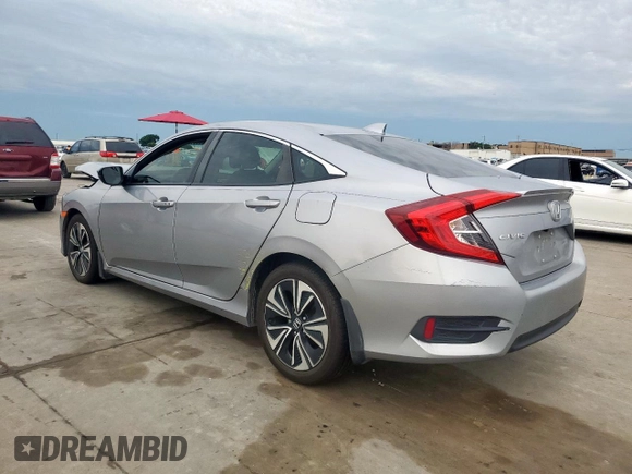 2018 Honda Civic EX-L z VIN JHMFC1F7XJX029864, wystawiony jako Copart lot #59989035 z przebiegiem 43 318 mil mil oraz Szkoda całkowita • Salvage title. Historia ofert i sprzedaży dostępna na DreamBid. Obrazek 2.