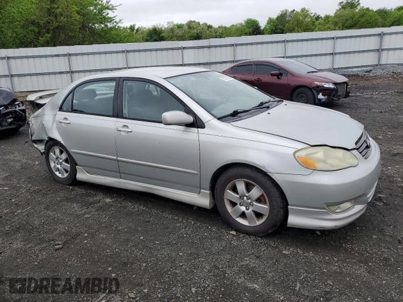 2004 Toyota Corolla CE with VIN 2T1BR32E04C304014, listed as a Copart auction lot 55732395 with 225,413 mi miles and Salvage Title. Bid and sale history available at DreamBid. Image 4.